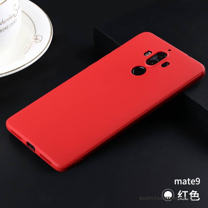 Hülle Huawei Mate 9 Taschen Handyhüllen Blau, Case Huawei Mate 9 Silikon Schwarz Nubuck