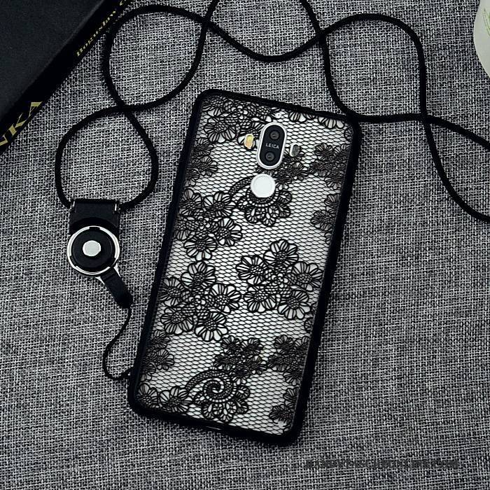 Hülle Huawei Mate 9 Weiche Hängende Verzierungen Handyhüllen, Case Huawei Mate 9 Schutz Schwarz Neu