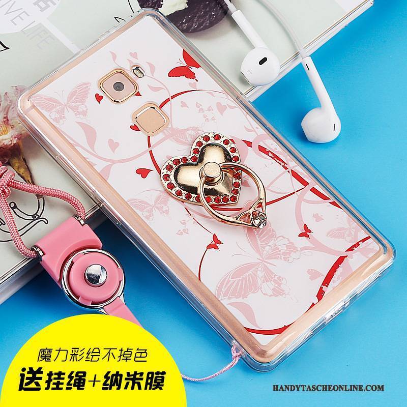 Hülle Huawei Mate S Silikon Rosa Handyhüllen, Case Huawei Mate S Schutz Anti-sturz