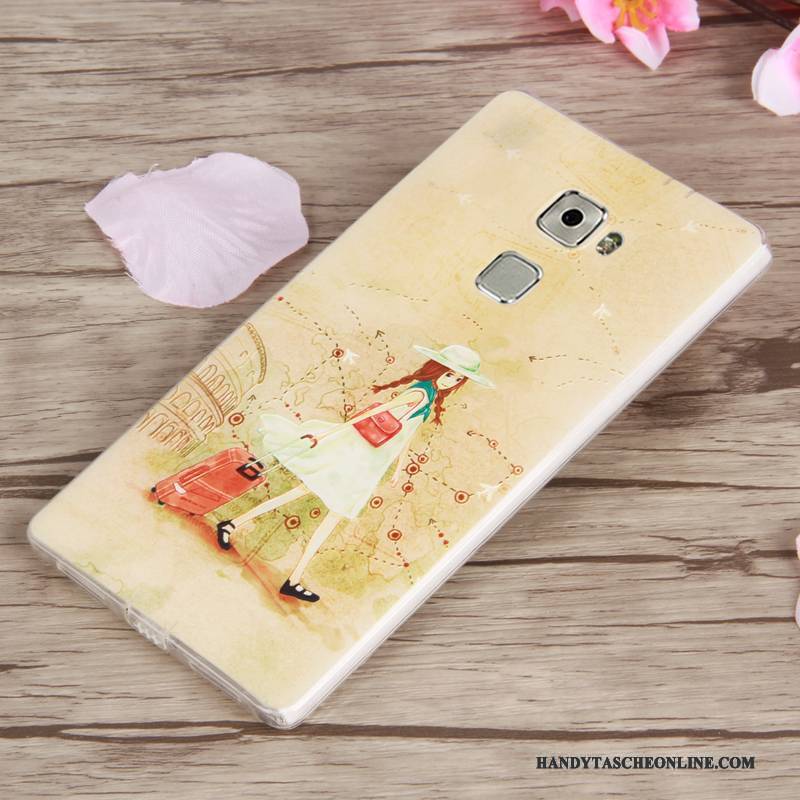 Hülle Huawei Mate S Weiche Anti-sturz Grün, Case Huawei Mate S Silikon Handyhüllen Schlank