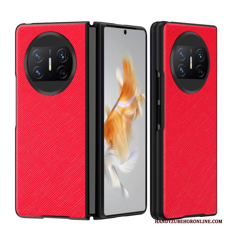 Hülle Huawei Mate X3 Handyhülle Gewebte Textur