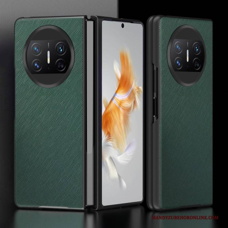 Hülle Huawei Mate X3 Handyhülle Gewebte Textur