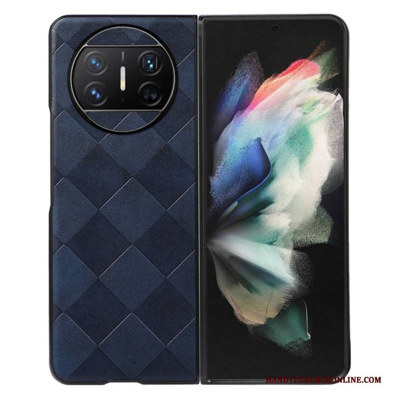 Hülle Huawei Mate X3 Handyhülle Kunstleder Mit Karomuster