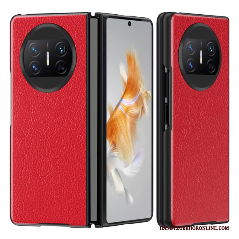 Hülle Huawei Mate X3 Litschi-lederoptik