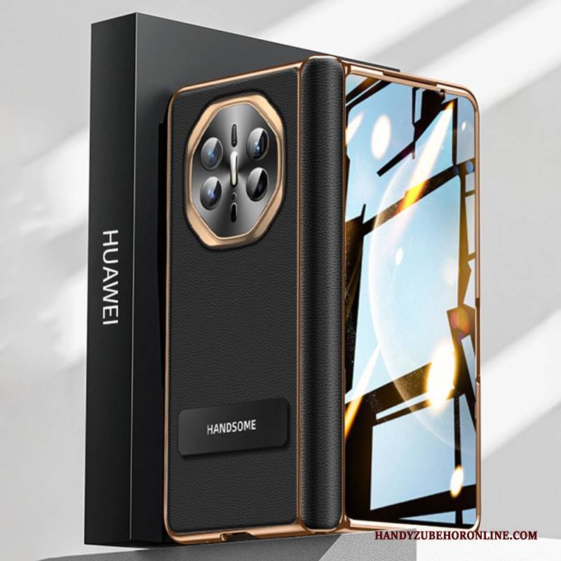 Hülle Huawei Mate X6 Handyhülle Strukturiertes Kunstleder Mit Displayschutzfolie