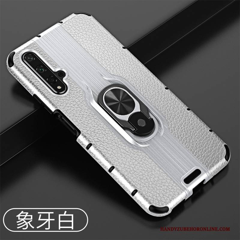 Hülle Huawei Nova 5t Halterung Handyhüllen Nubuck, Case Huawei Nova 5t Silikon Magnetismus Anti-sturz