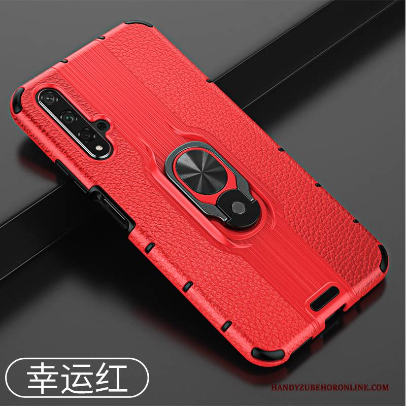 Hülle Huawei Nova 5t Halterung Handyhüllen Nubuck, Case Huawei Nova 5t Silikon Magnetismus Anti-sturz