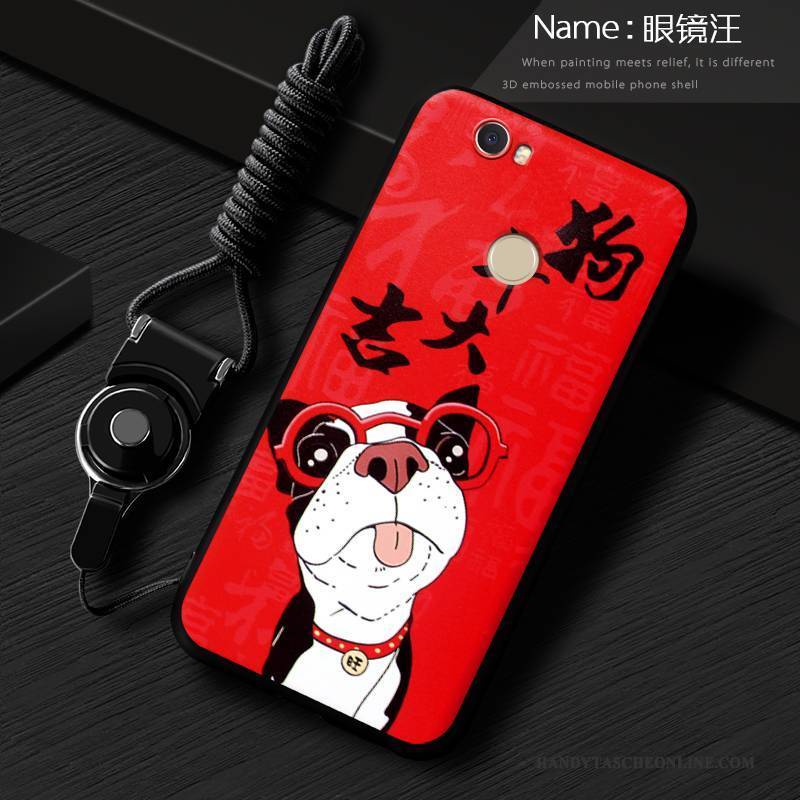 Hülle Huawei Nova Kreativ Rot Trend, Case Huawei Nova Weiche Anti-sturz Handyhüllen