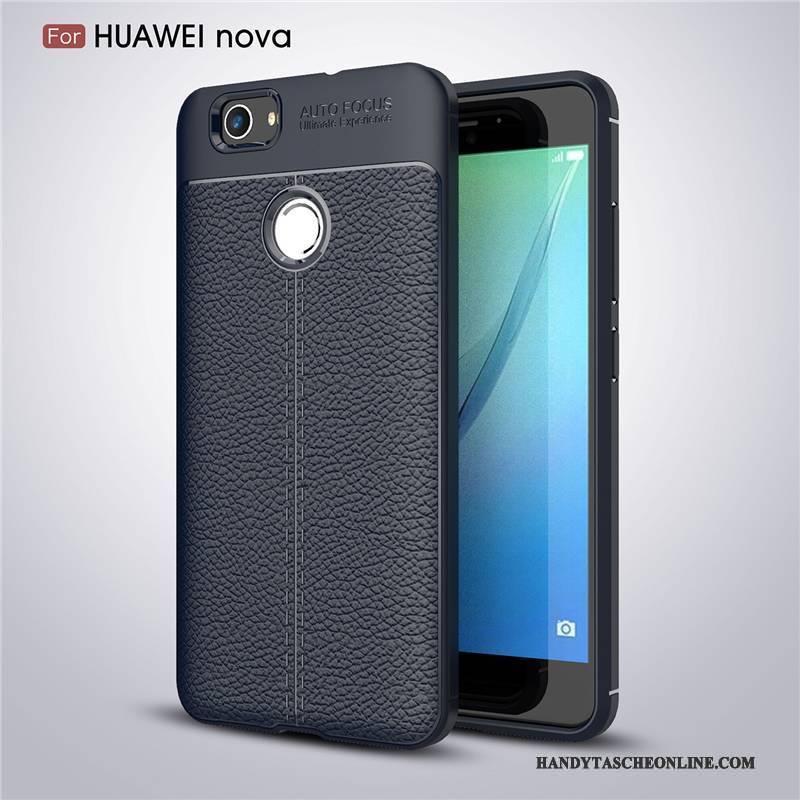 Hülle Huawei Nova Taschen Anti-sturz Rot, Case Huawei Nova Silikon Handyhüllen Trend