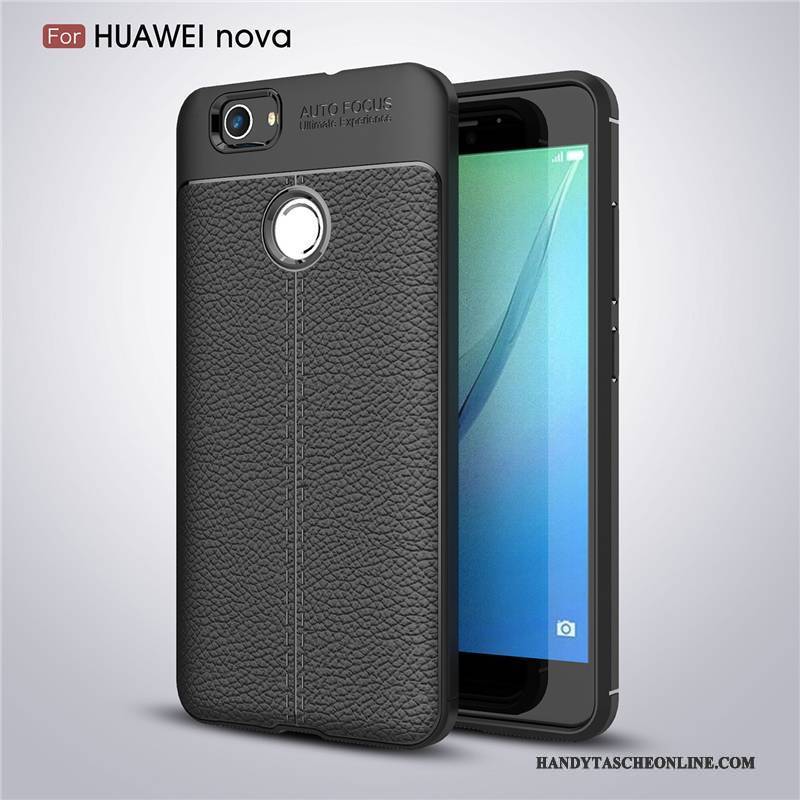 Hülle Huawei Nova Taschen Anti-sturz Rot, Case Huawei Nova Silikon Handyhüllen Trend