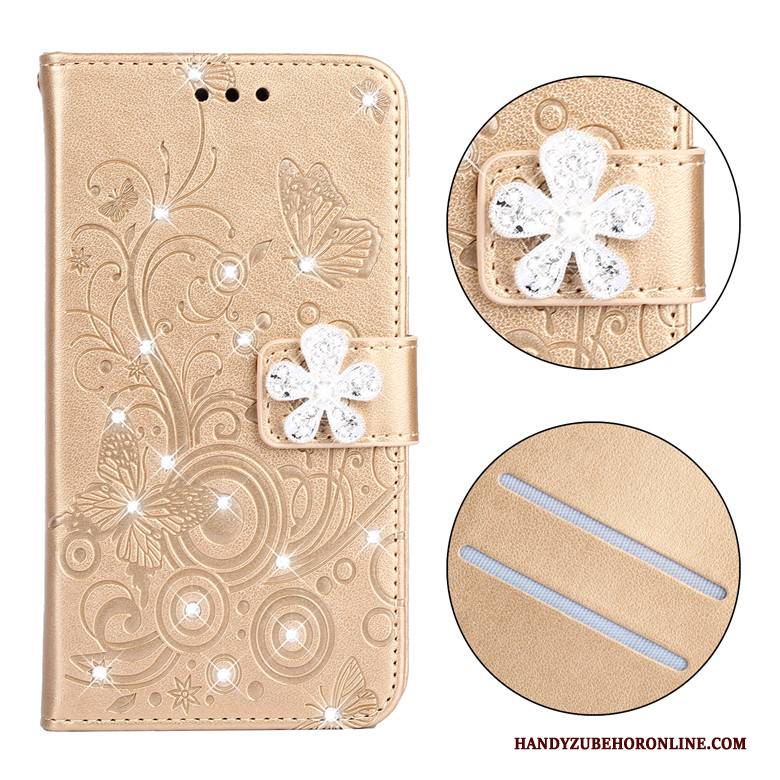 Hülle Huawei P Smart+ 2019 Folio Rot Anti-sturz, Case Huawei P Smart+ 2019 Lederhülle Handyhüllen