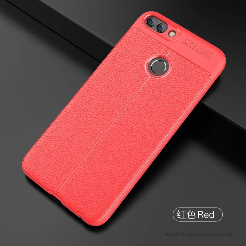 Hülle Huawei P Smart Taschen Handyhüllen Grau, Case Huawei P Smart Weiche Anti-sturz