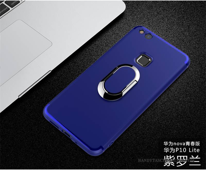 Hülle Huawei P10 Lite Taschen Anti-sturz Rot, Case Huawei P10 Lite Schutz Trend Magnetismus