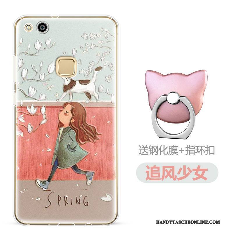 Hülle Huawei P10 Lite Taschen Handyhüllen Jugend, Case Huawei P10 Lite Weiche Gelb Licht