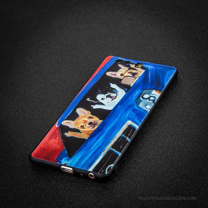 Hülle Huawei P10 Plus Kreativ Hund Persönlichkeit, Case Huawei P10 Plus Schutz Handyhüllen Katzen