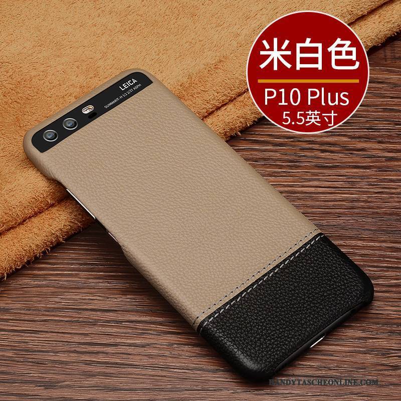 Hülle Huawei P10 Plus Lederhülle Anti-sturz Business, Case Huawei P10 Plus Schutz Neu Nähen