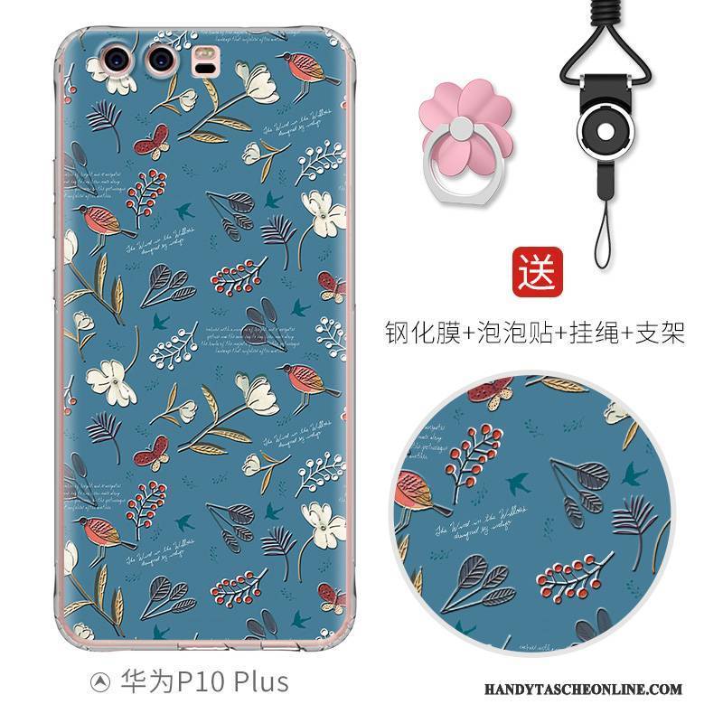 Hülle Huawei P10 Plus Silikon Persönlichkeit Handyhüllen, Case Huawei P10 Plus Farbe Anti-sturz Nette
