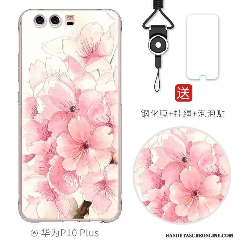 Hülle Huawei P10 Plus Silikon Persönlichkeit Handyhüllen, Case Huawei P10 Plus Farbe Anti-sturz Nette