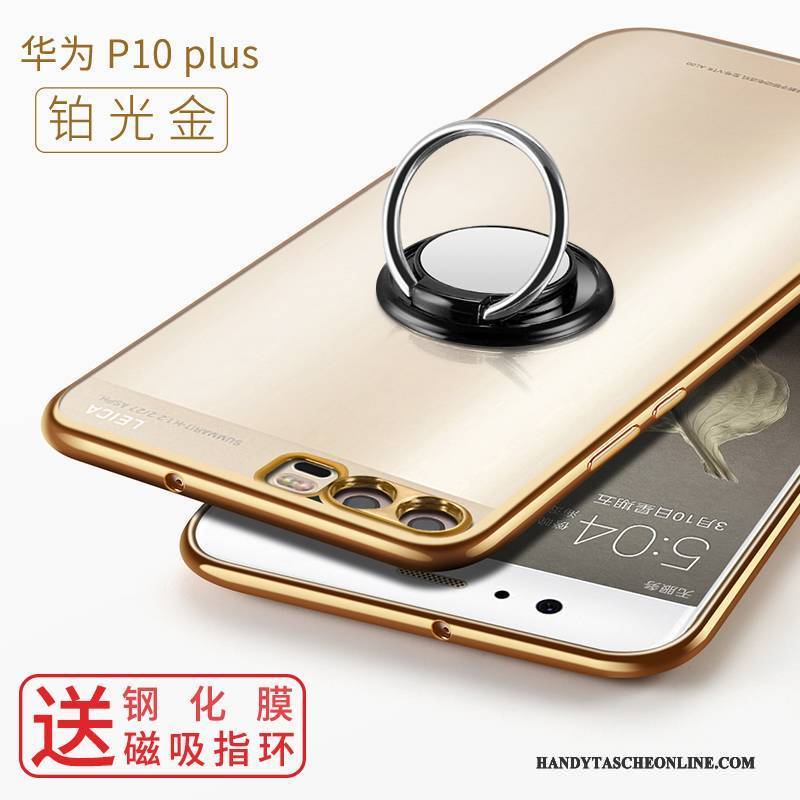 Hülle Huawei P10 Plus Silikon Persönlichkeit Handyhüllen, Case Huawei P10 Plus Kreativ Blau Trend
