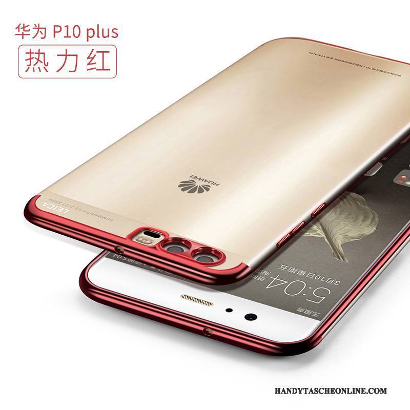 Hülle Huawei P10 Plus Silikon Persönlichkeit Handyhüllen, Case Huawei P10 Plus Kreativ Blau Trend