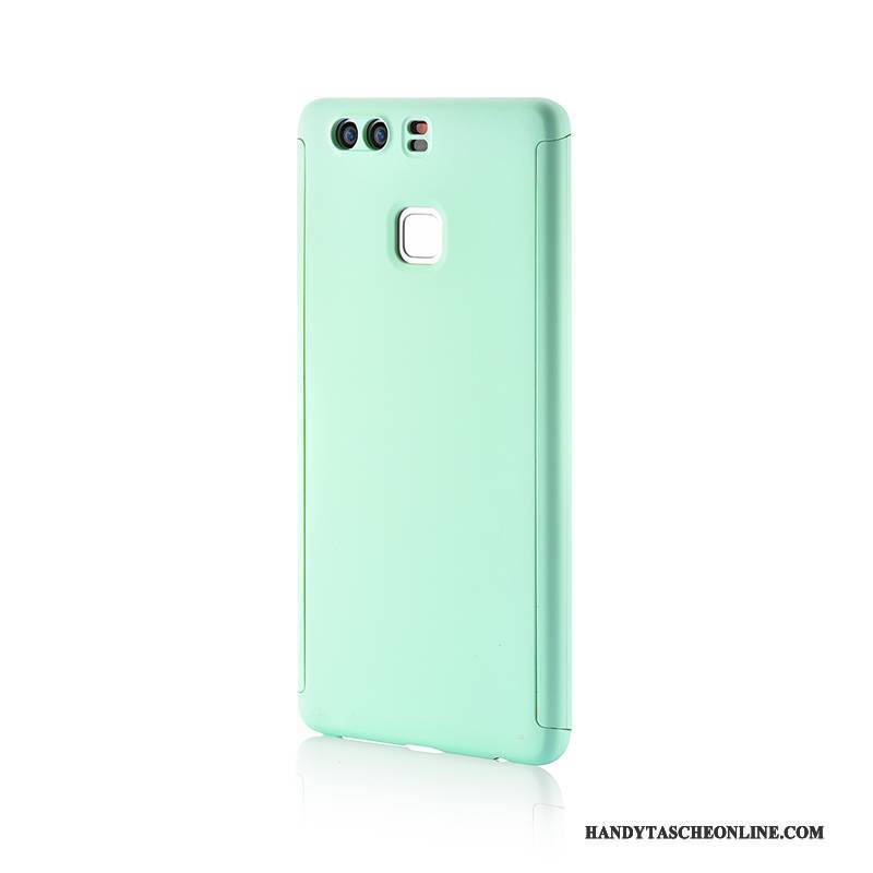 Hülle Huawei P10 Schutz Persönlichkeit Blau, Case Huawei P10 Taschen Anti-sturz Nubuck