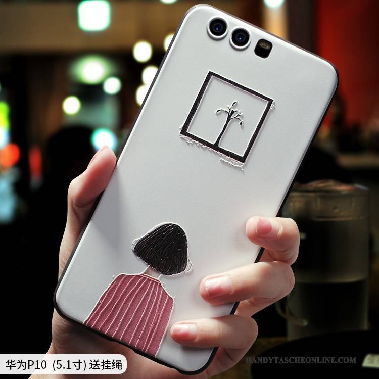 Hülle Huawei P10 Taschen Anti-sturz Handyhüllen, Case Huawei P10 Kreativ Kunst Schlank