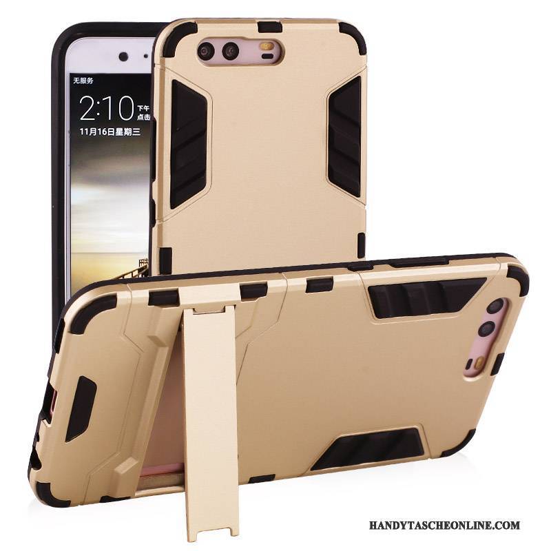 Hülle Huawei P10 Taschen Handyhüllen Silber, Case Huawei P10 Halterung Schwer Nubuck