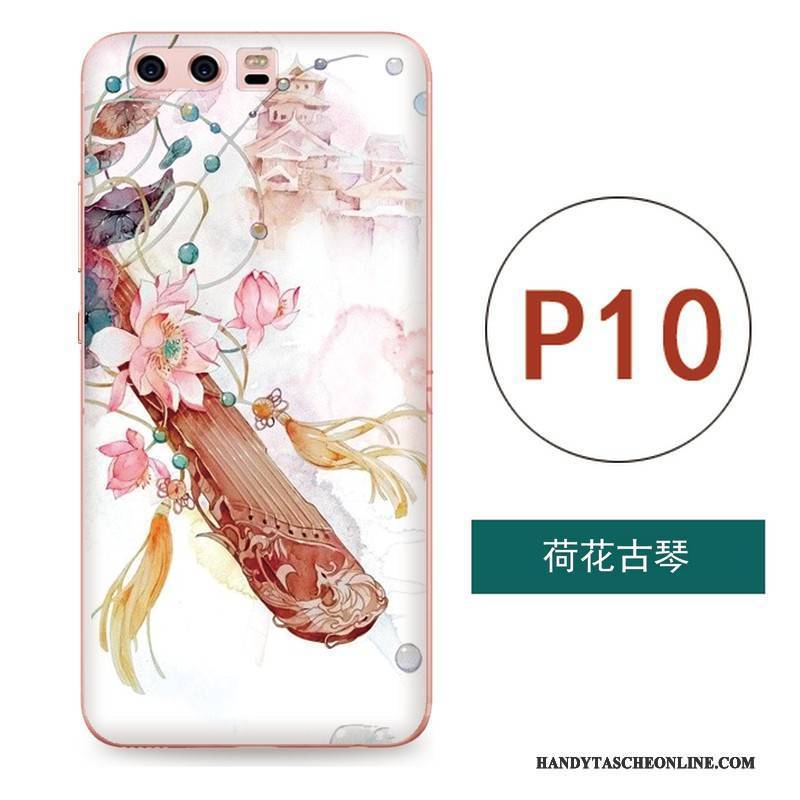 Hülle Huawei P10 Taschen Kunst Handyhüllen, Case Huawei P10 Silikon Anti-sturz Wind