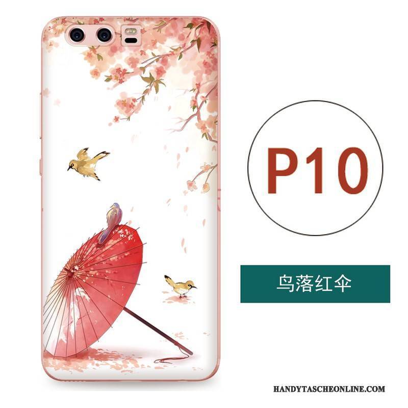 Hülle Huawei P10 Taschen Kunst Handyhüllen, Case Huawei P10 Silikon Anti-sturz Wind