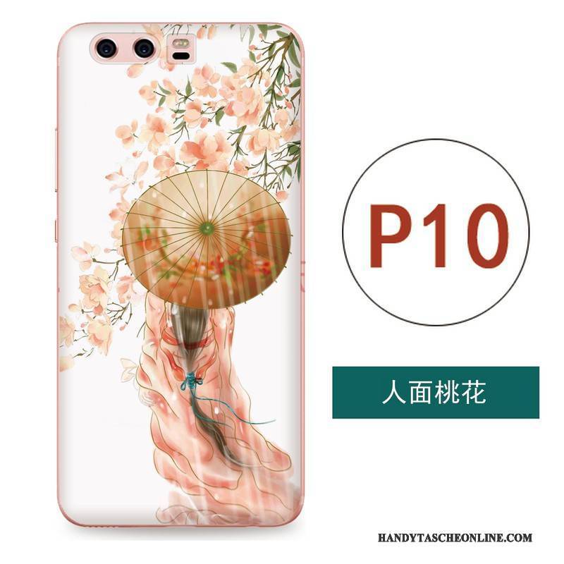 Hülle Huawei P10 Taschen Kunst Handyhüllen, Case Huawei P10 Silikon Anti-sturz Wind
