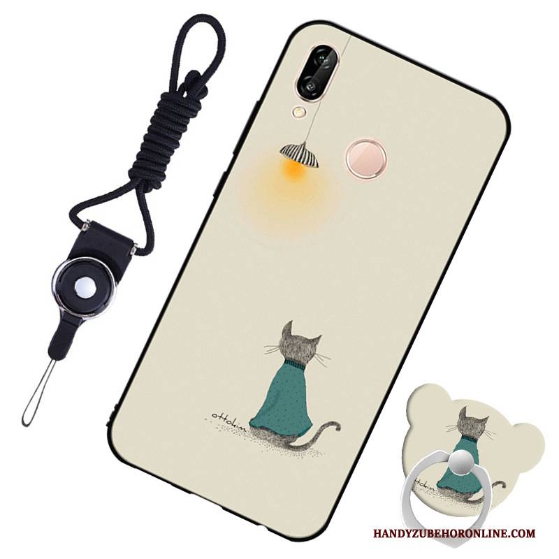 Hülle Huawei P20 Lite Silikon Blau, Case Huawei P20 Lite Schutz