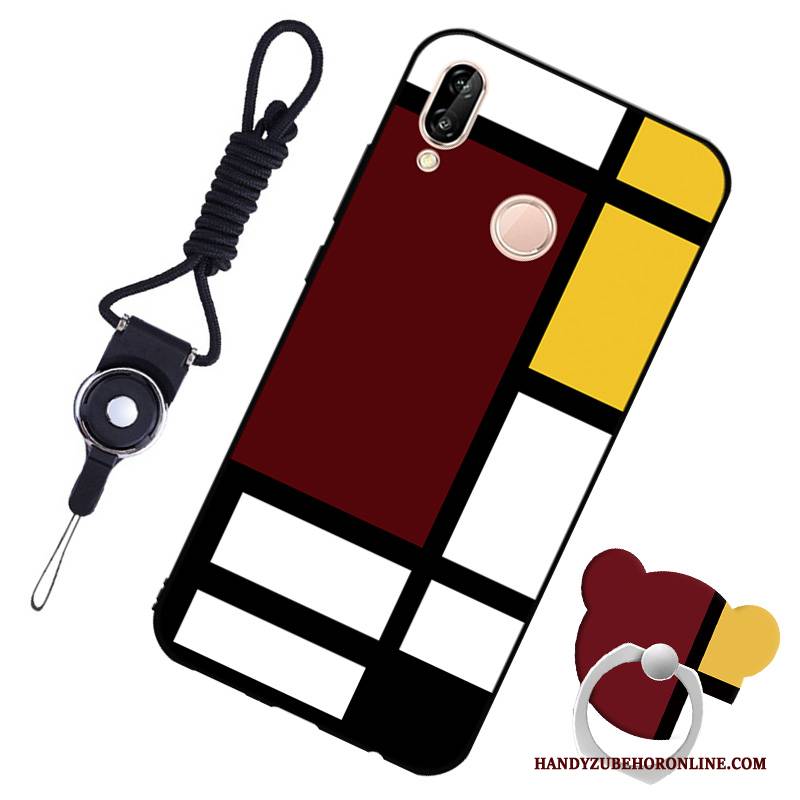 Hülle Huawei P20 Lite Silikon Blau, Case Huawei P20 Lite Schutz