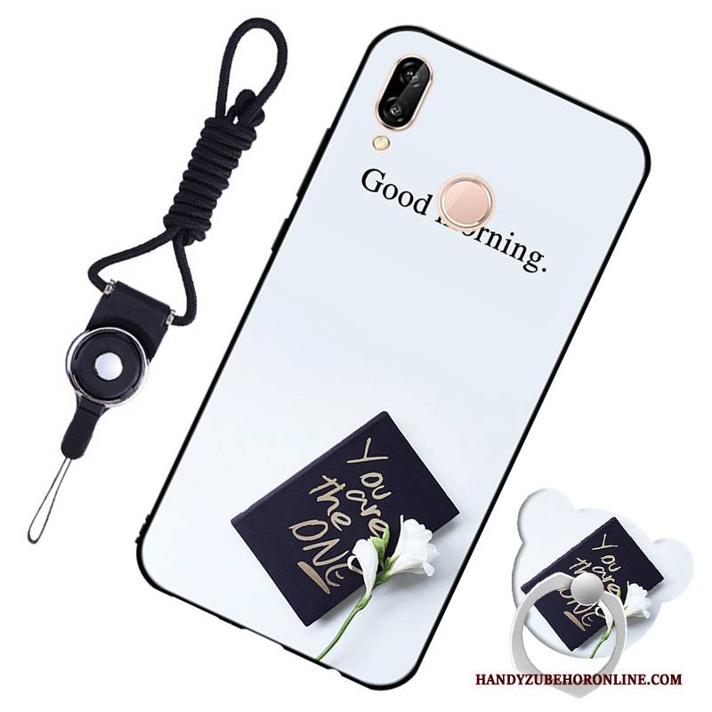Hülle Huawei P20 Lite Silikon Blau, Case Huawei P20 Lite Schutz