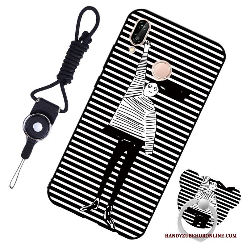 Hülle Huawei P20 Lite Silikon Blau, Case Huawei P20 Lite Schutz