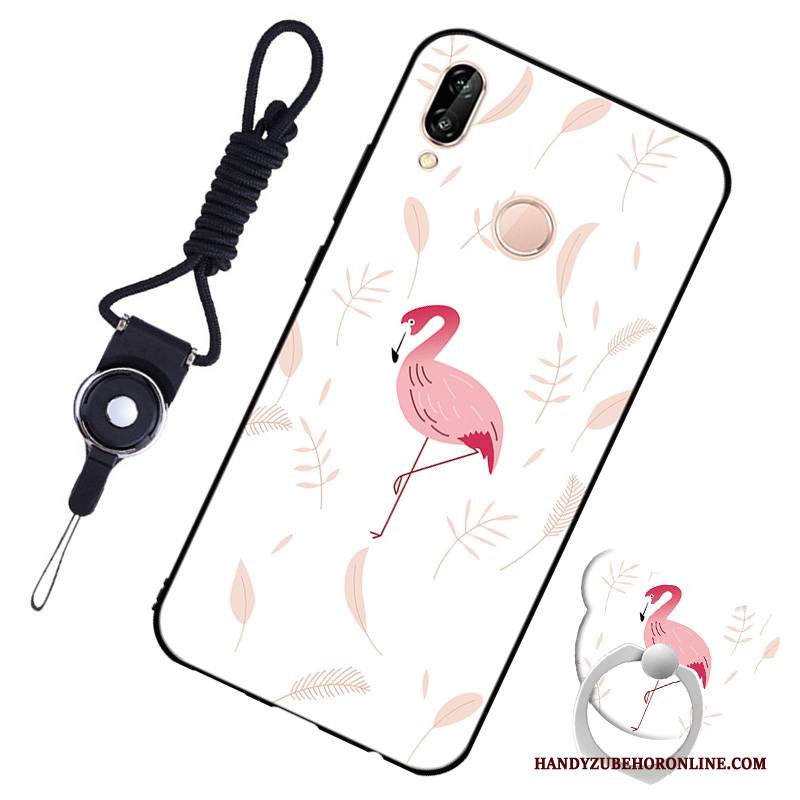 Hülle Huawei P20 Lite Silikon Blau, Case Huawei P20 Lite Schutz