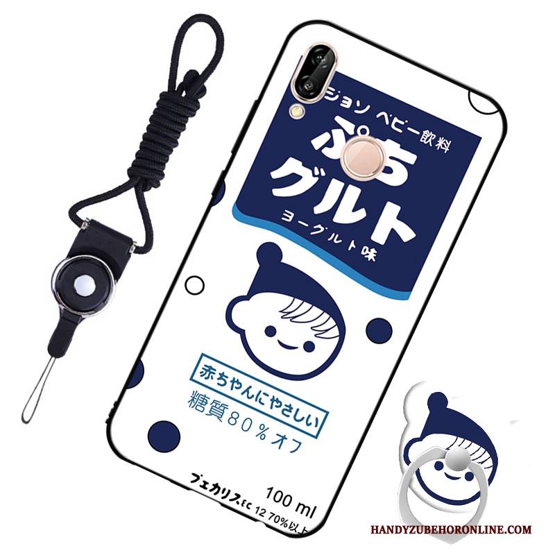 Hülle Huawei P20 Lite Silikon Blau, Case Huawei P20 Lite Schutz