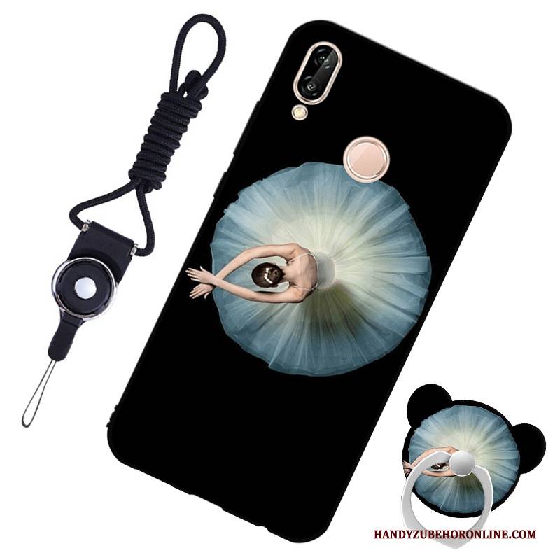 Hülle Huawei P20 Lite Silikon Blau, Case Huawei P20 Lite Schutz