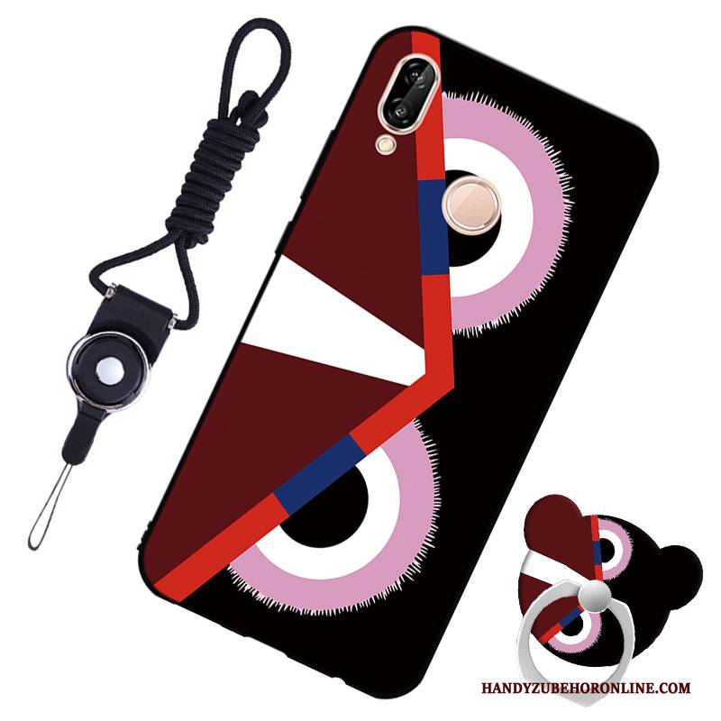 Hülle Huawei P20 Lite Silikon Blau, Case Huawei P20 Lite Schutz