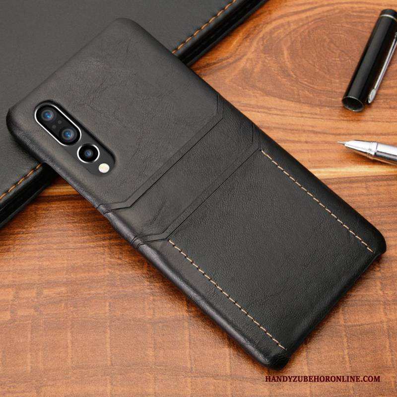 Hülle Huawei P30 Kreativ Anti-sturz Handyhüllen, Case Huawei P30 Lederhülle Business Trend