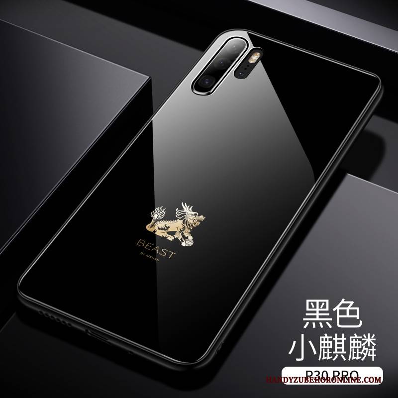 Hülle Huawei P30 Pro Taschen Handyhüllen Anti-sturz, Case Huawei P30 Pro Luxus Grün High-end