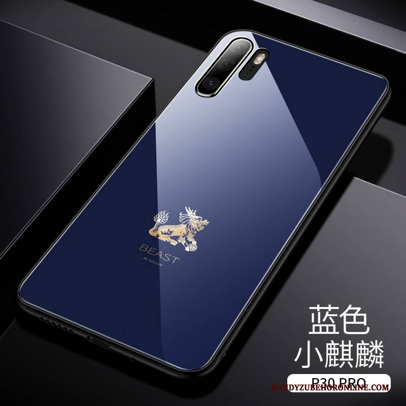 Hülle Huawei P30 Pro Taschen Handyhüllen Anti-sturz, Case Huawei P30 Pro Luxus Grün High-end