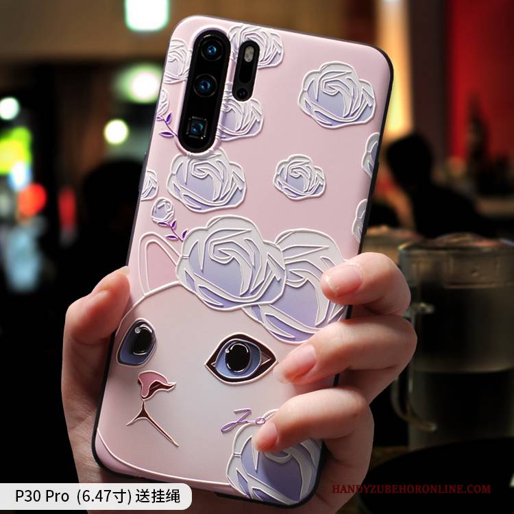 Hülle Huawei P30 Pro Weiche Anti-sturz Nette, Case Huawei P30 Pro Taschen Persönlichkeit Trendmarke