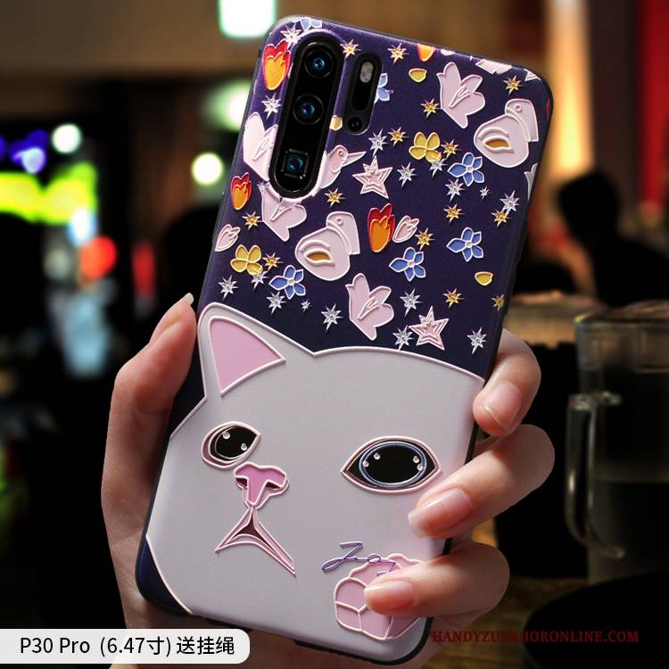 Hülle Huawei P30 Pro Weiche Anti-sturz Nette, Case Huawei P30 Pro Taschen Persönlichkeit Trendmarke