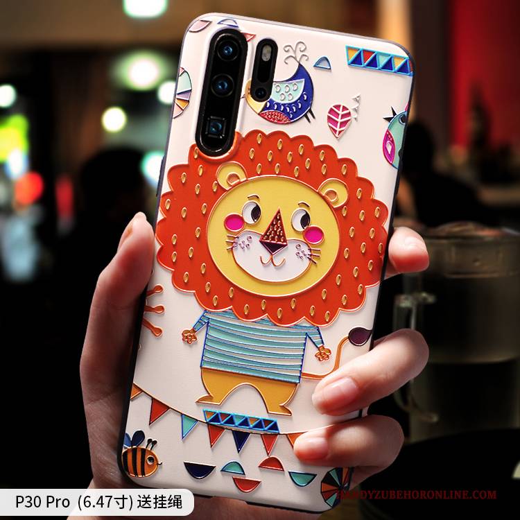 Hülle Huawei P30 Pro Weiche Anti-sturz Nette, Case Huawei P30 Pro Taschen Persönlichkeit Trendmarke