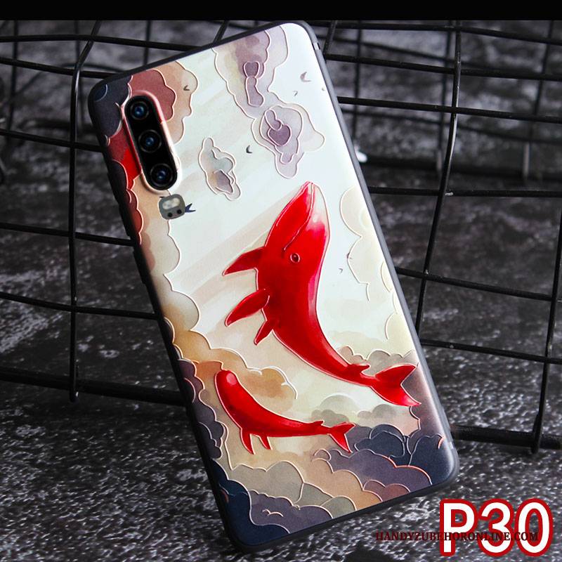 Hülle Huawei P30 Schutz Blau Neu, Case Huawei P30 Taschen Hängende Verzierungen Handyhüllen
