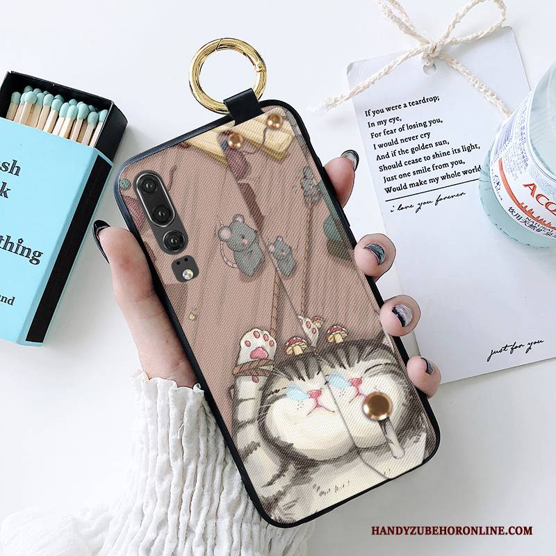 Hülle Huawei P30 Taschen Jugend Nubuck, Case Huawei P30 Weiche Anti-sturz Handyhüllen