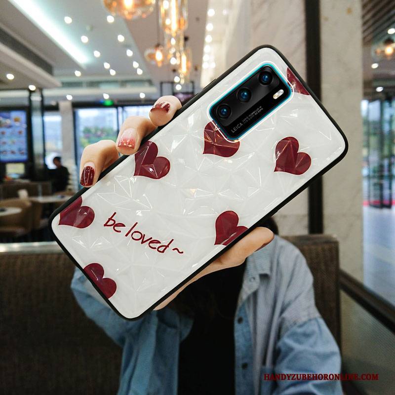 Hülle Huawei P40 Kreativ Nette Trendmarke, Case Huawei P40 Taschen Persönlichkeit Schlank