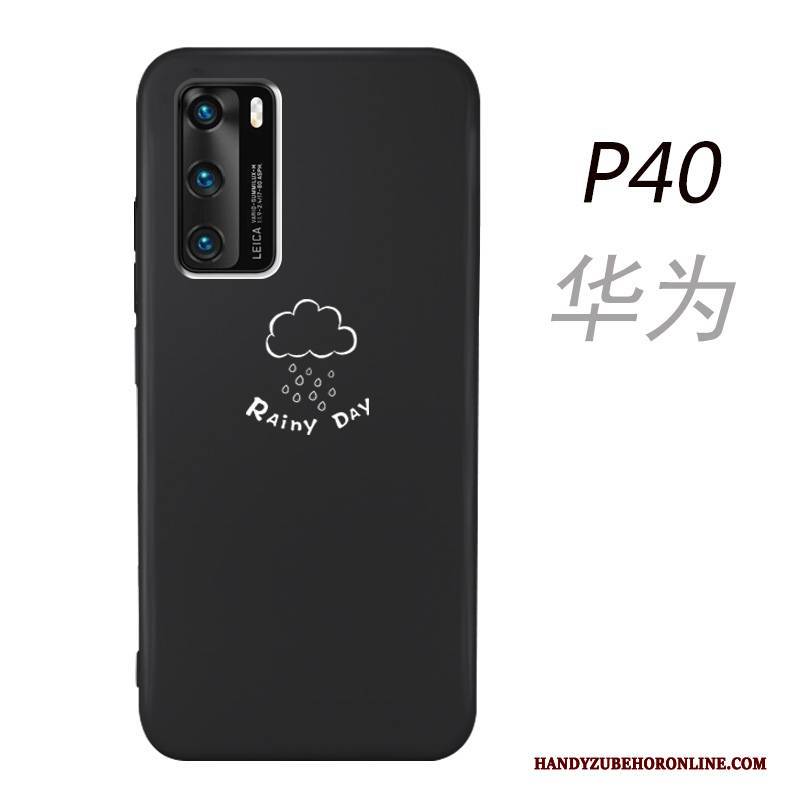 Hülle Huawei P40 Taschen Ring Netto Rot, Case Huawei P40 Schutz Trend Handyhüllen