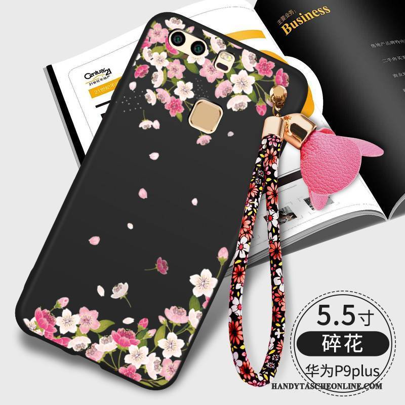 Hülle Huawei P9 Plus Kreativ Rot Trendmarke, Case Huawei P9 Plus Taschen Handyhüllen Persönlichkeit