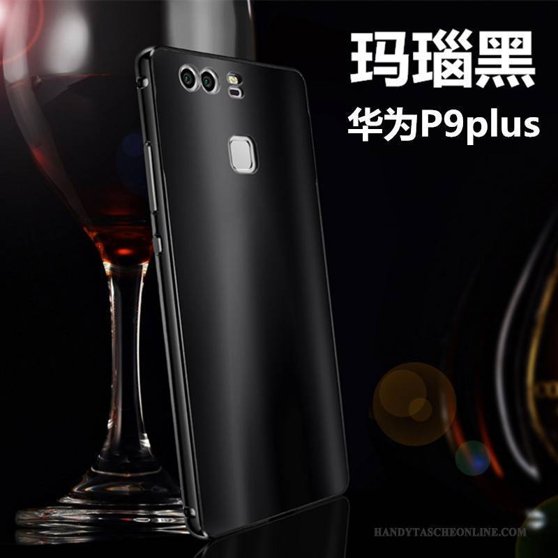 Hülle Huawei P9 Plus Metall Gold Handyhüllen, Case Huawei P9 Plus Schutz Grenze Jugend